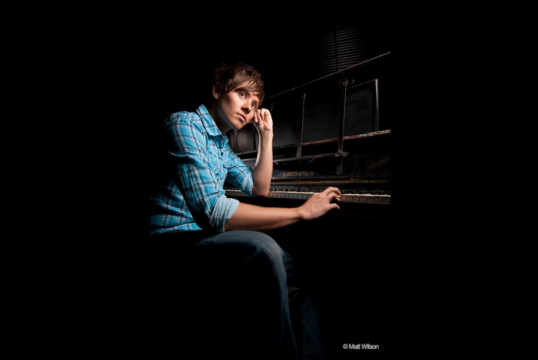 Man sitting at the piano